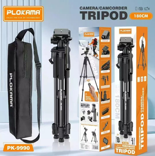 Plokama Professional Tripod – Model PK9999 Heavy-Duty Adjustable Stand