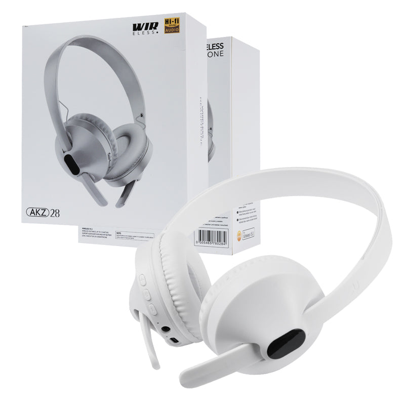 BT Headphone AKZ28 – Wireless Bluetooth Headphones with HD Sound & Stylish Design