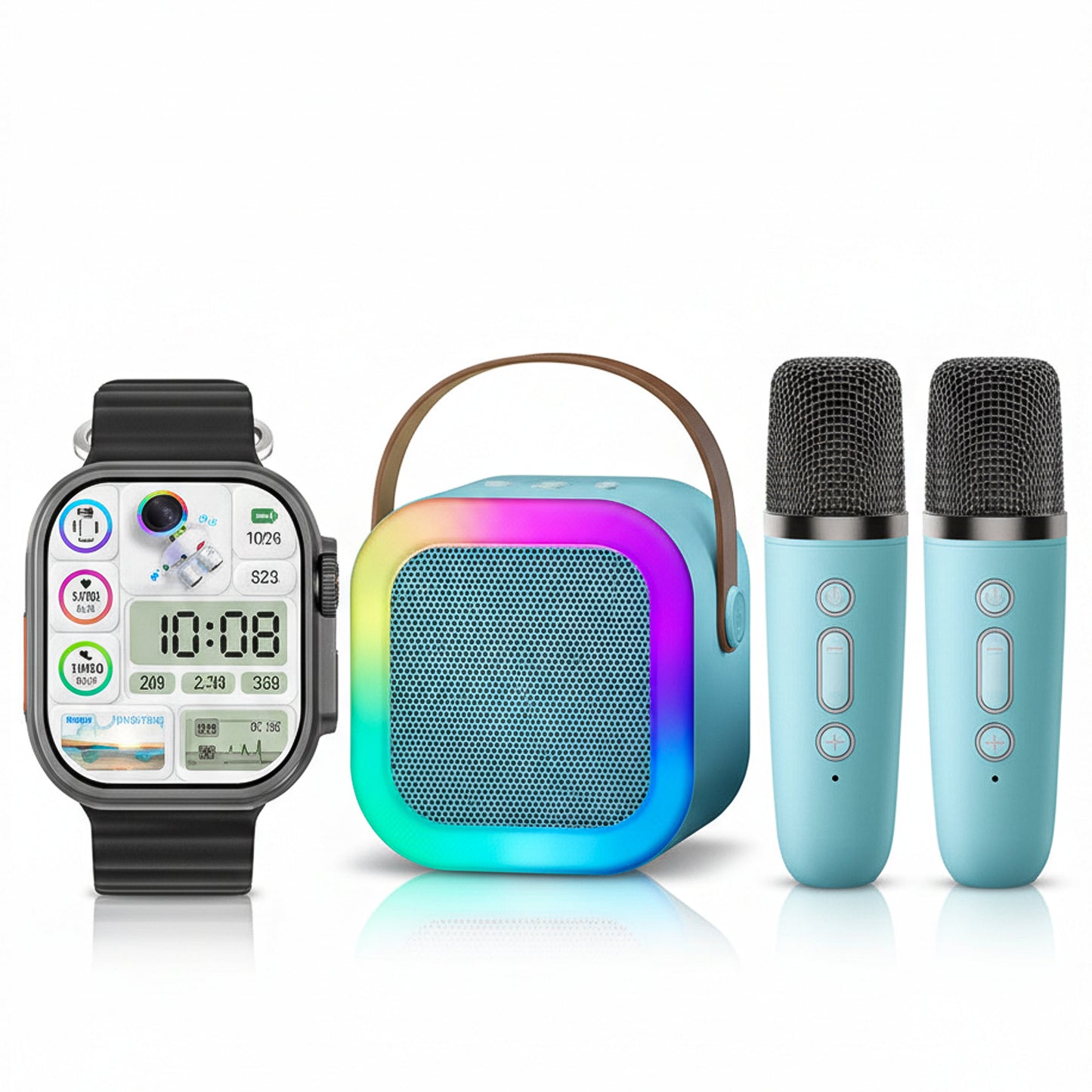 Smart Watch M60 with K12 Bluetooth Speaker – Fitness Tracker Combo Set