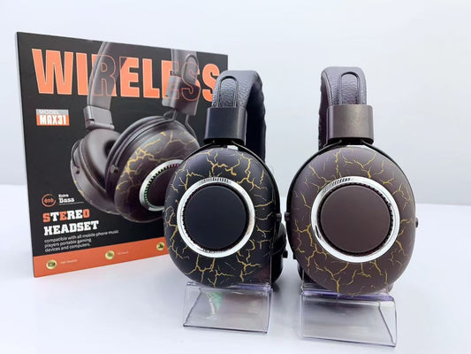 Headphone BT MAX31 – Wireless Bluetooth Headphones with HD Sound & Comfortable Fit