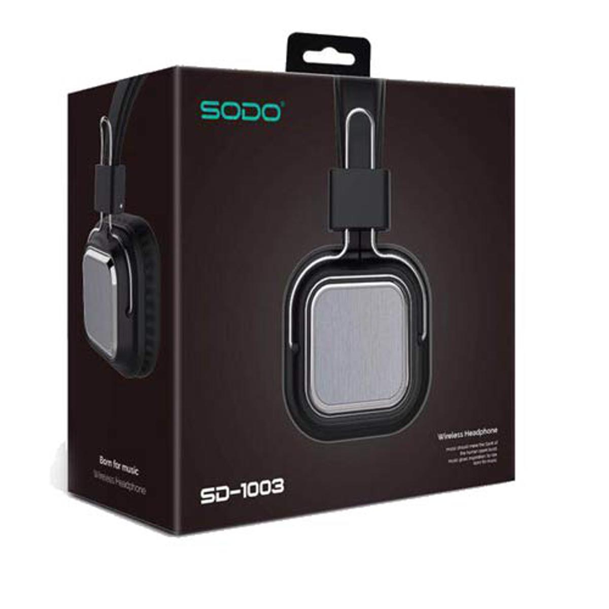 BT Headphone SODO SD1003 – Wireless Bluetooth Headphones with Deep Bass & Foldable Design