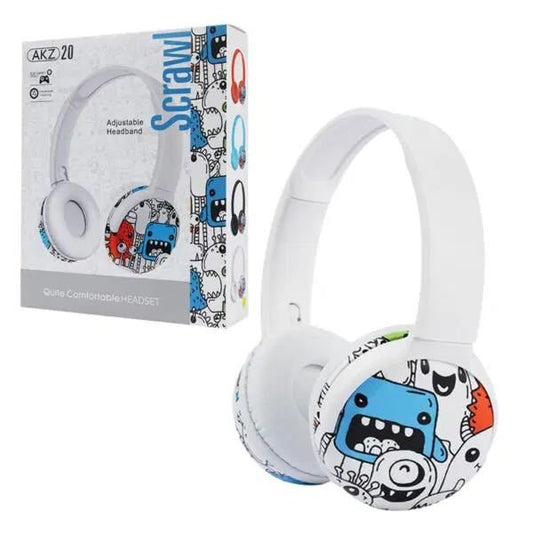 BT Headphone AKZ20 – Wireless Stereo Headphones with Deep Bass and Clear Sound