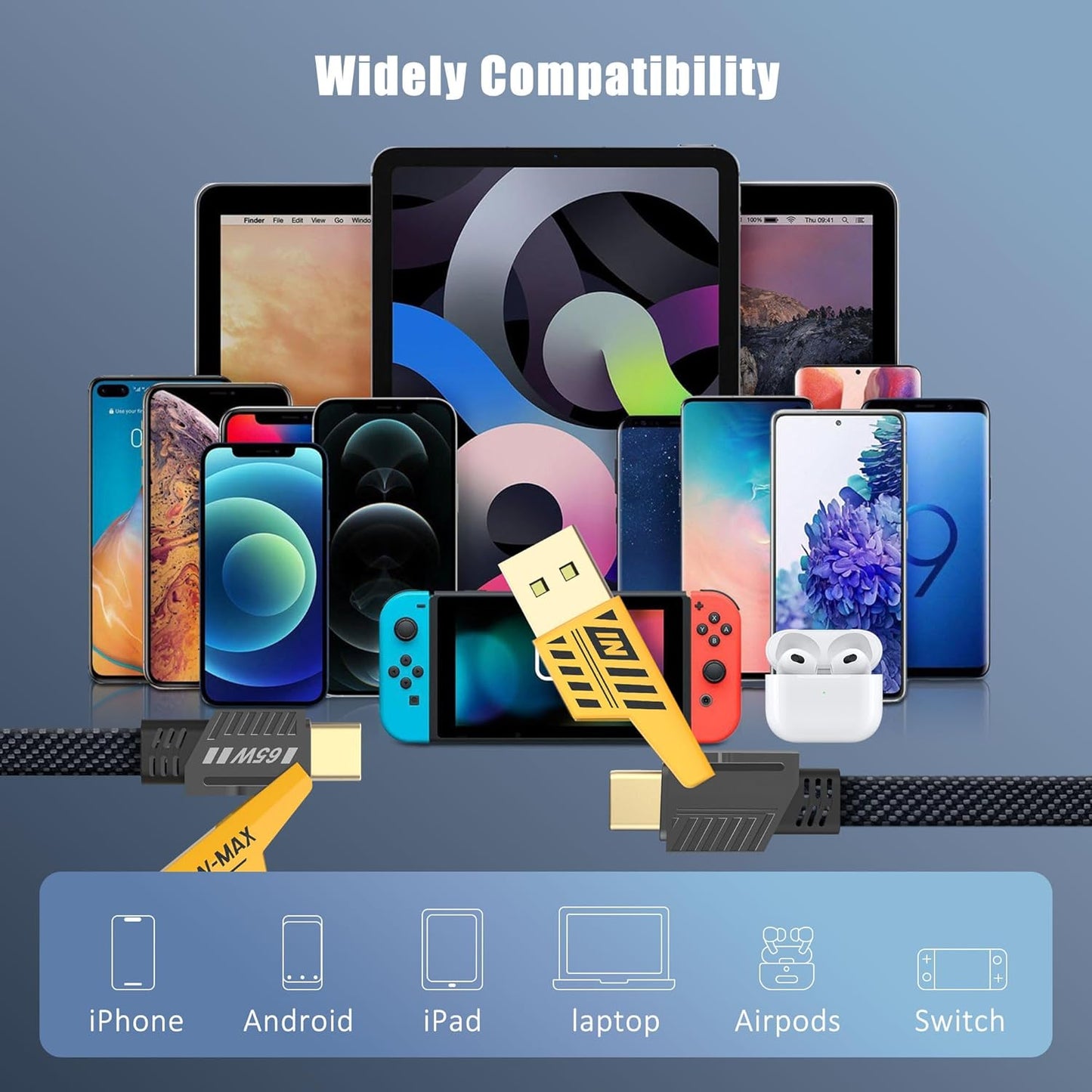 4IN1 PD27W Max Charging Cable Loose – Fast & Multi-Device Charging