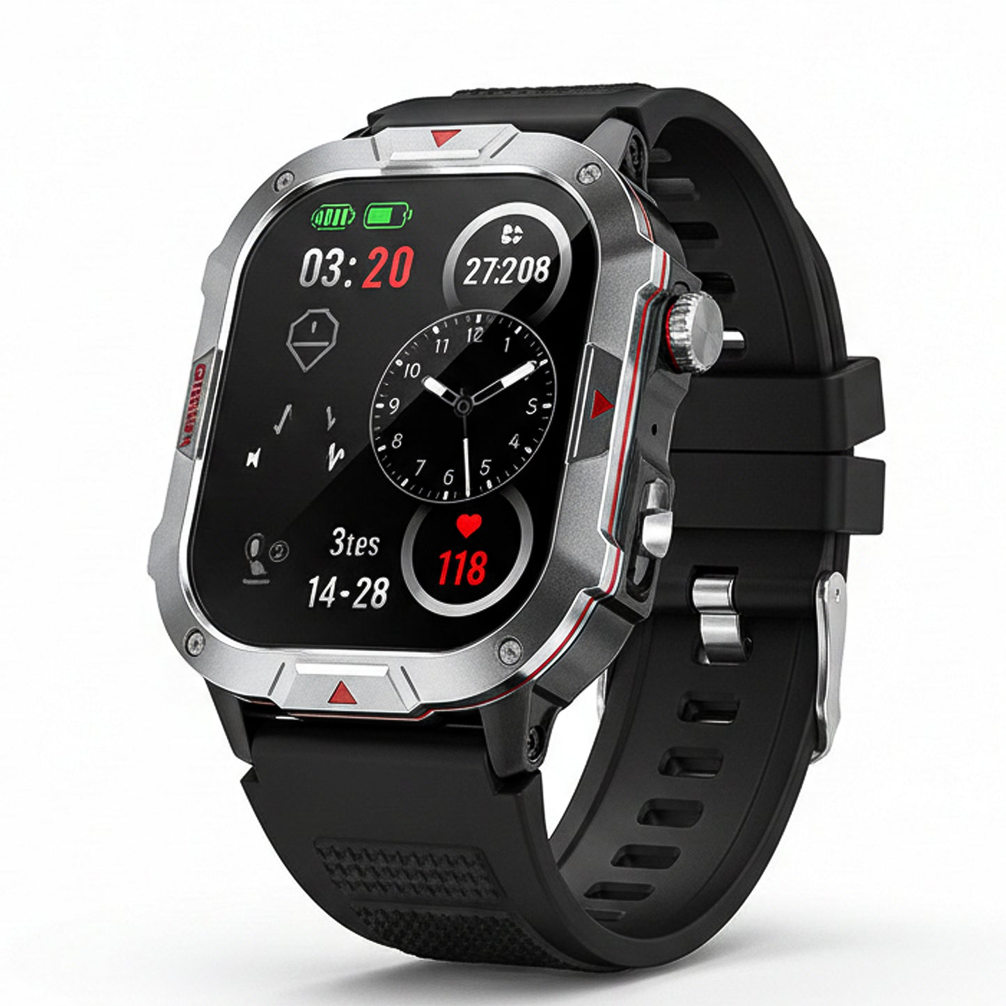 Smart Watch C40 Pro – Stylish Bluetooth Smartwatch with Advanced Fitness & Health Tracking