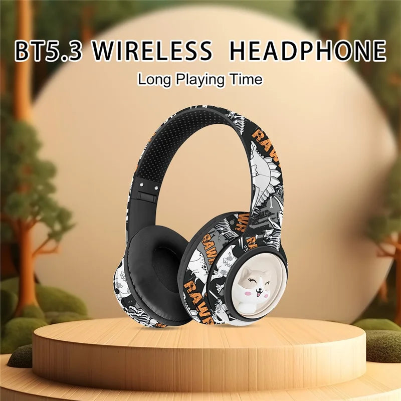 Headphone BT AKZ36 – Wireless Bluetooth Headphones with Deep Bass & Modern Design