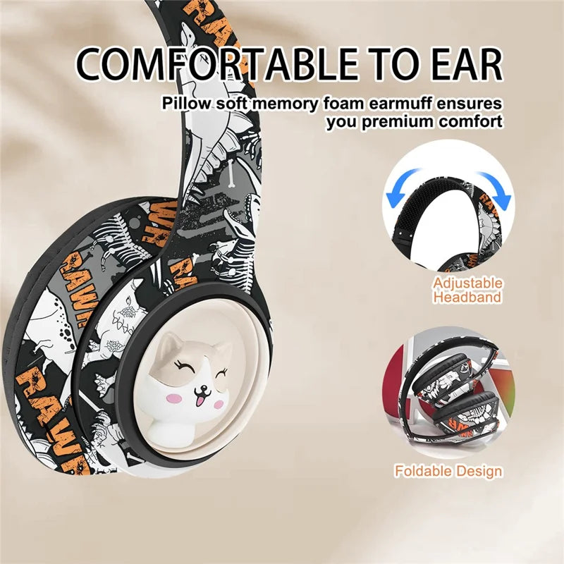 Headphone BT AKZ36 – Wireless Bluetooth Headphones with Deep Bass & Modern Design