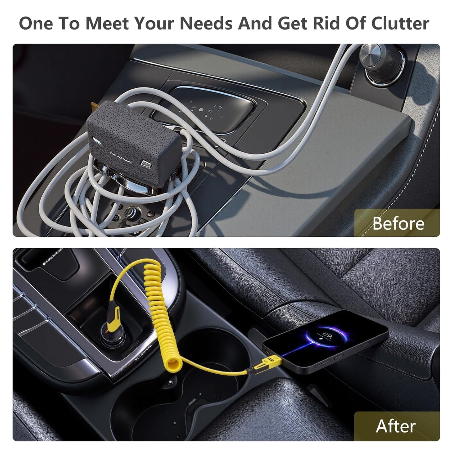 4IN1 27W / 65W Spring Charging Cable – Fast & Universal Multi-Device Charging