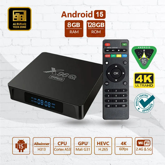 Multimedia Box X96Q Pro Original – Smart 4K Entertainment with Voice Remote