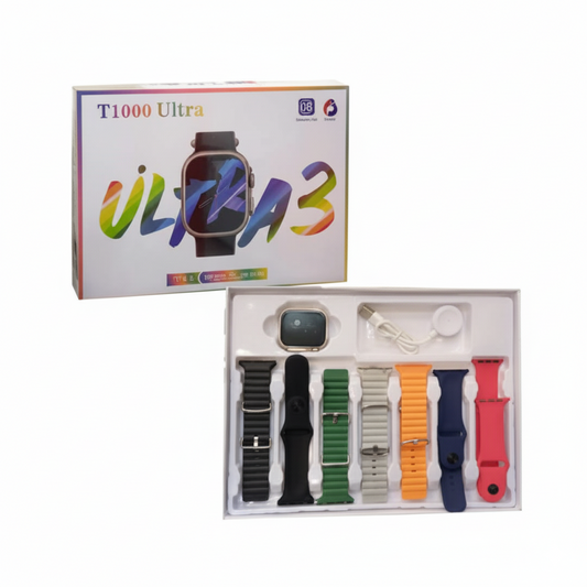 Smart Watch T1000 Ultra – Bluetooth Fitness Tracker with HD Display