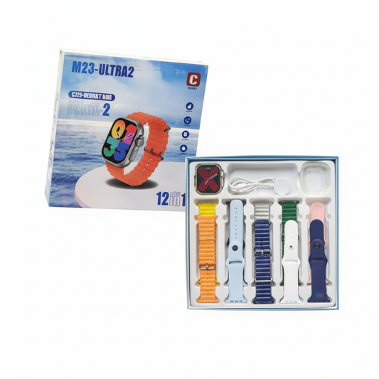 Smart Watch M23/M22 Ultra 2 – Bluetooth Calling Fitness Tracker with HD Display