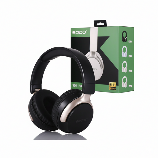 BT Headphone SODO SD1103 – Wireless Bluetooth Headphones with Premium Sound & Sleek Design