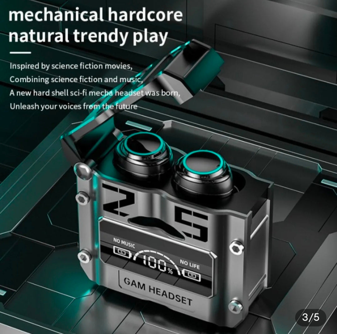 Mobile Bluetooth M25 – Wireless Earbuds with LED Display & Deep Bass