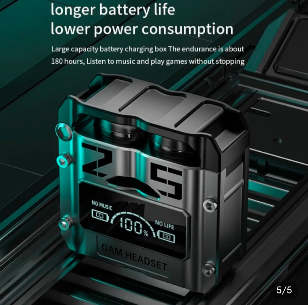 Mobile Bluetooth M25 – Wireless Earbuds with LED Display & Deep Bass