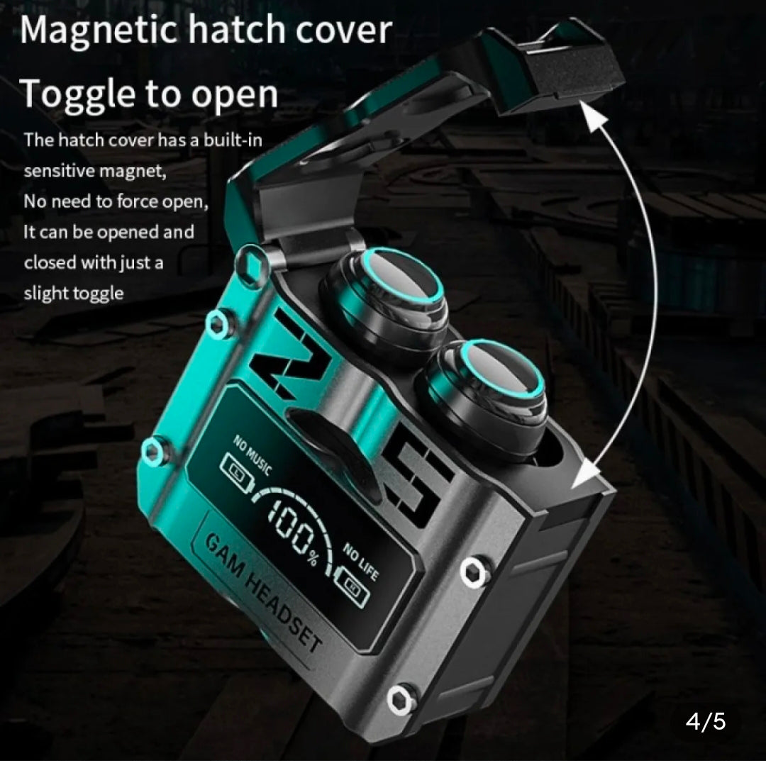 Mobile Bluetooth M25 – Wireless Earbuds with LED Display & Deep Bass