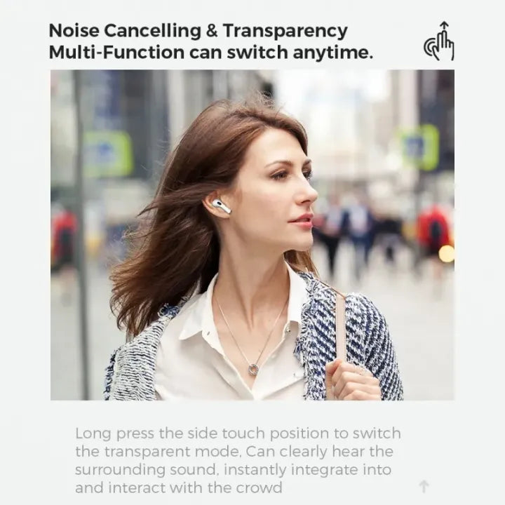 Joyroom JR-T03S Pro ANC – True Wireless Earbuds with Active Noise Cancellation & Long Battery Life