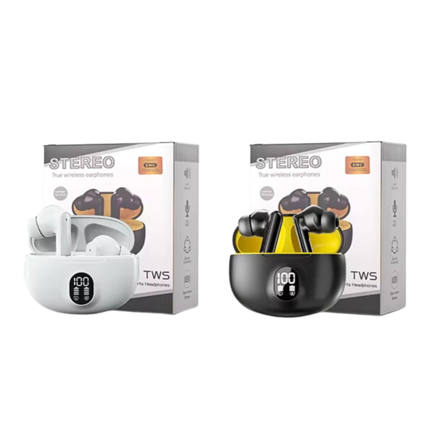 Stereo True Wireless Earphones 895B – Seamless Connectivity with Powerful Sound