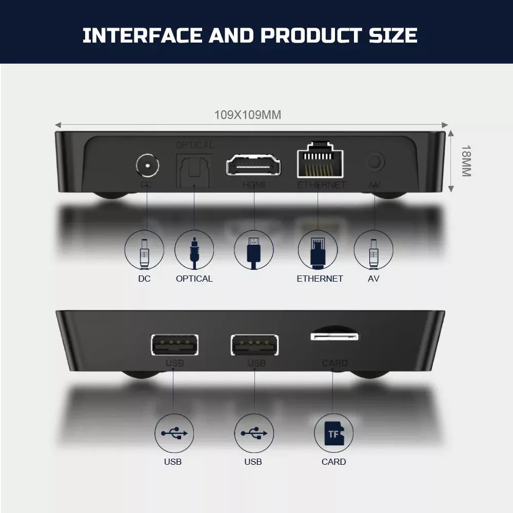 Multimedia Box X96Q Pro Original – Smart 4K Entertainment with Voice Remote