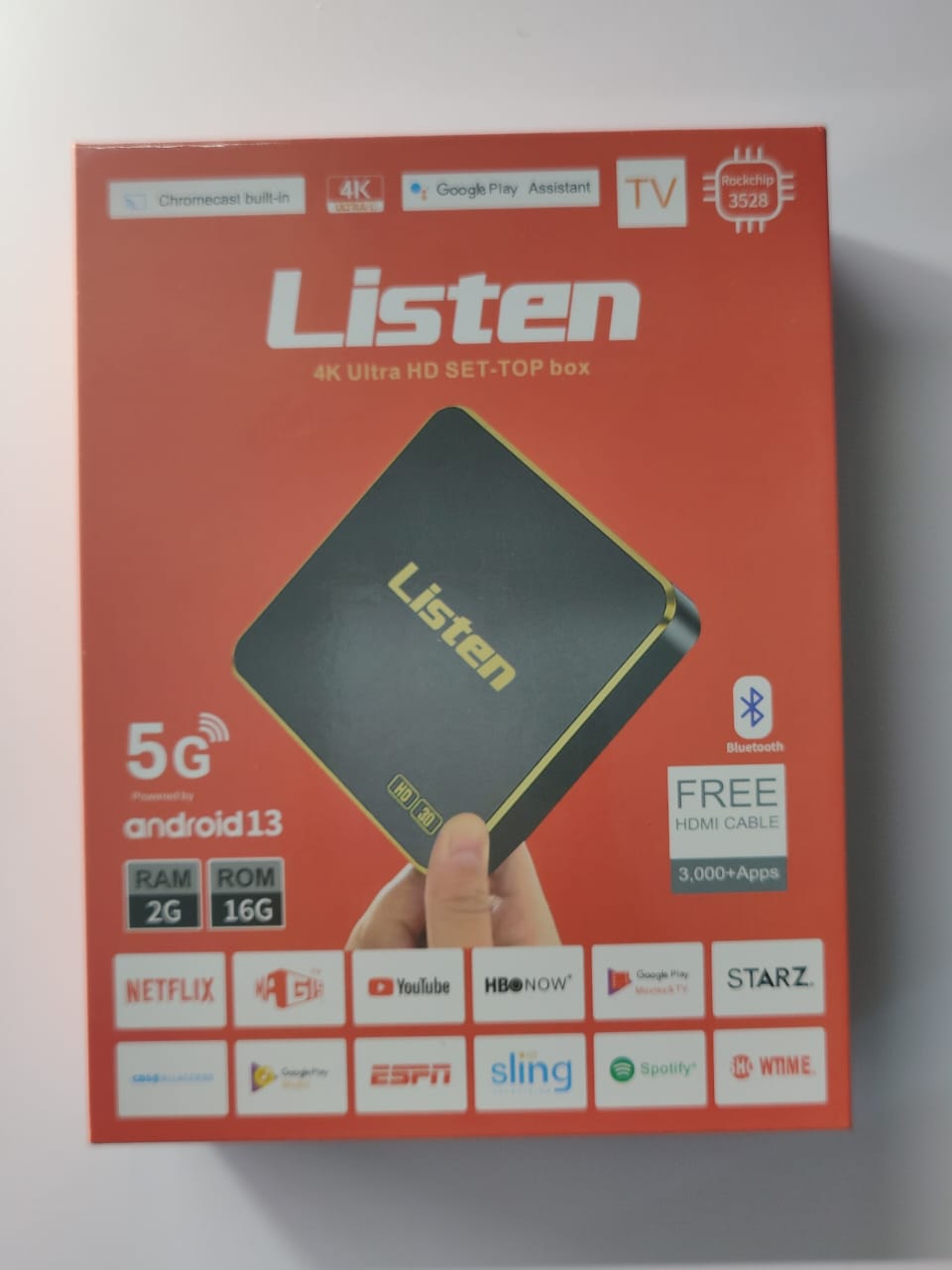 LISTEN 4K Ultra HD Smart Box – Ultimate Streaming & Entertainment Hub