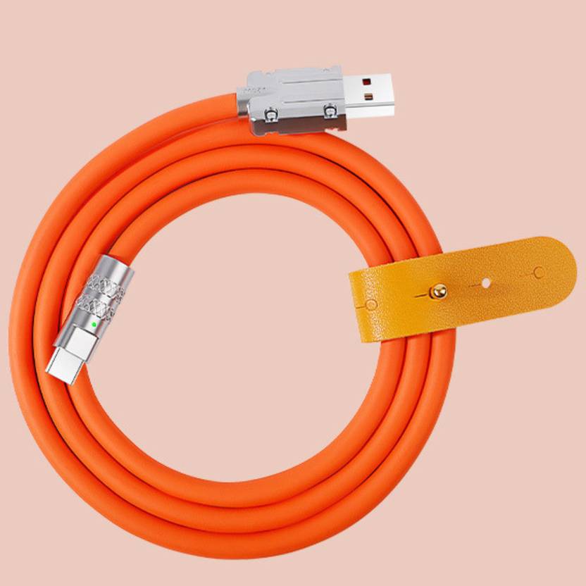 3IN1 Orange Charging Cable Loose – Fast & Universal Charging Solution