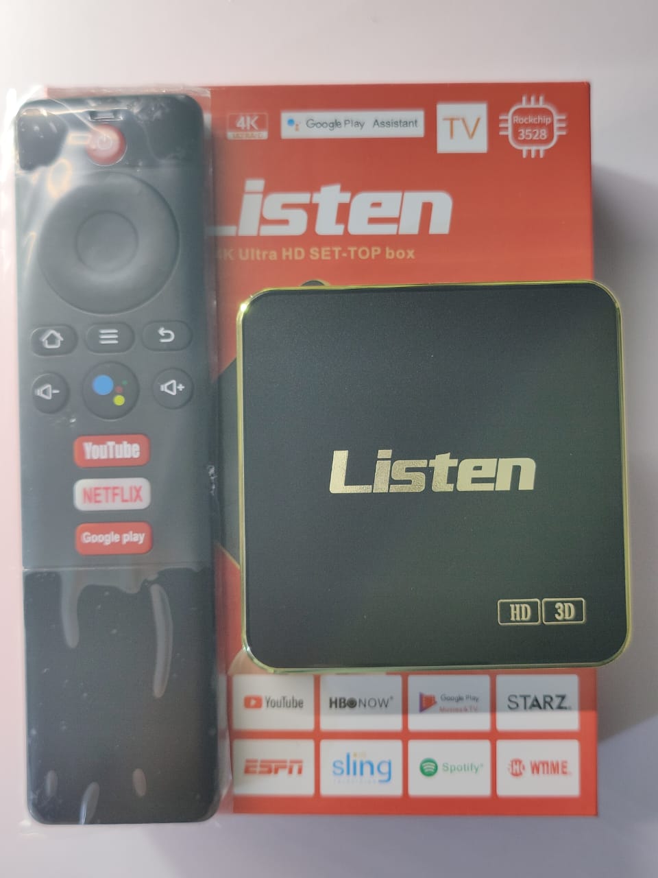 LISTEN 4K Ultra HD Smart Box – Ultimate Streaming & Entertainment Hub