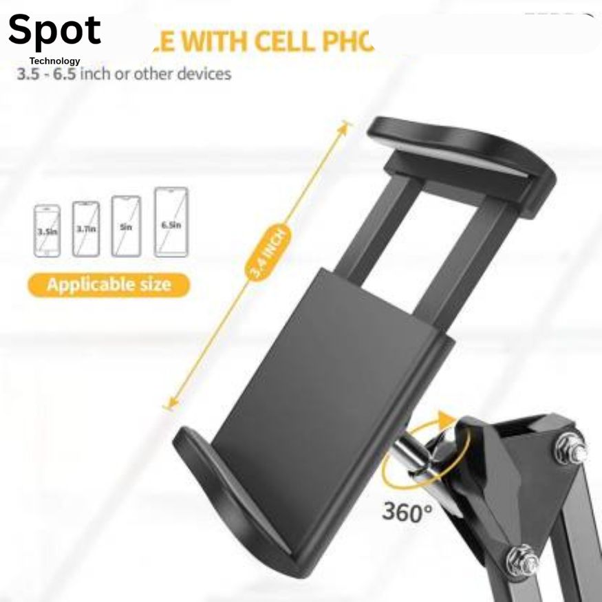 PROFESSIONAL MOBILE & TABLET UNIVERSAL STAND J08 – Adjustable & Durable