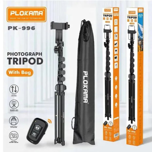 Plokama Selfie Stick – Model PK998 Bluetooth Tripod