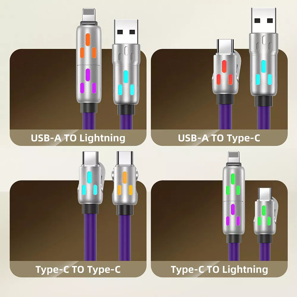 4IN1 Data Cable K102 – Fast Charging & Multi-Device Connectivity