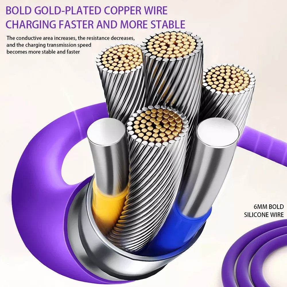 4IN1 Data Cable K102 – Fast Charging & Multi-Device Connectivity