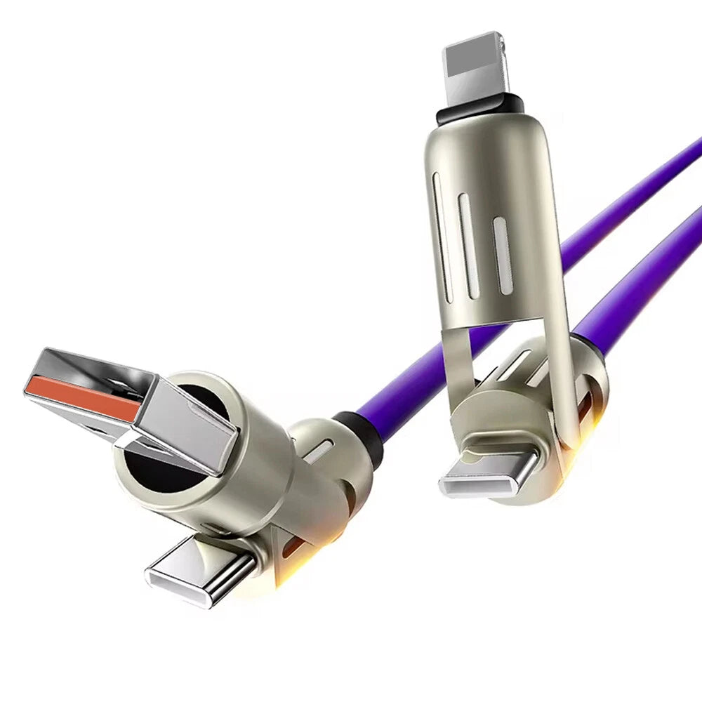 4IN1 Data Cable K102 – Fast Charging & Multi-Device Connectivity