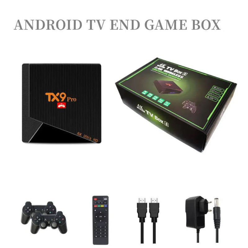 Android TV Box TX9 Pro with Gamepad – 4K Ultra HD Smart TV Box with Gaming Support