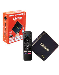 LISTEN 4K Ultra HD Smart Box – Ultimate Streaming & Entertainment Hub