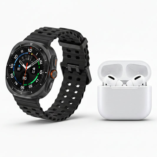Smart Watch 4 in 1 Set with Earbuds – Complete Fitness & Lifestyle Combo
