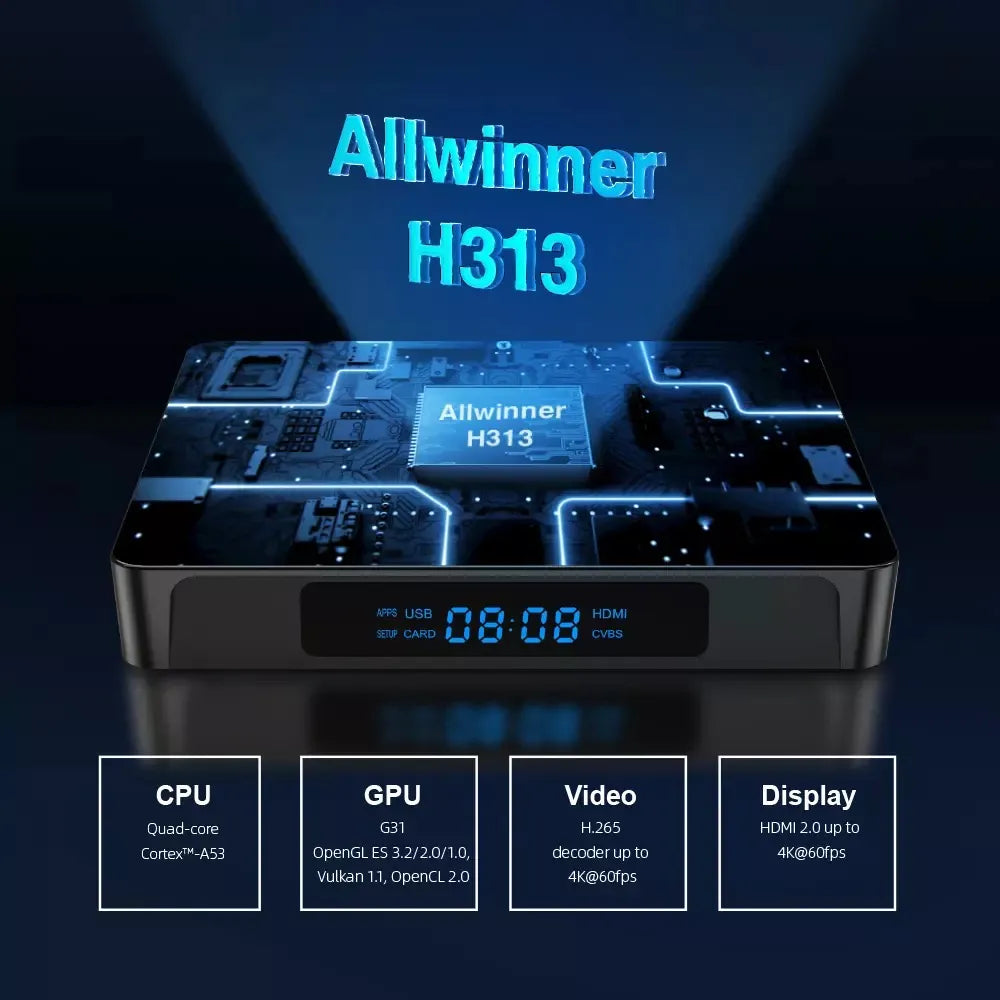 Multimedia Box X96Q Pro Original – Smart 4K Entertainment with Voice Remote