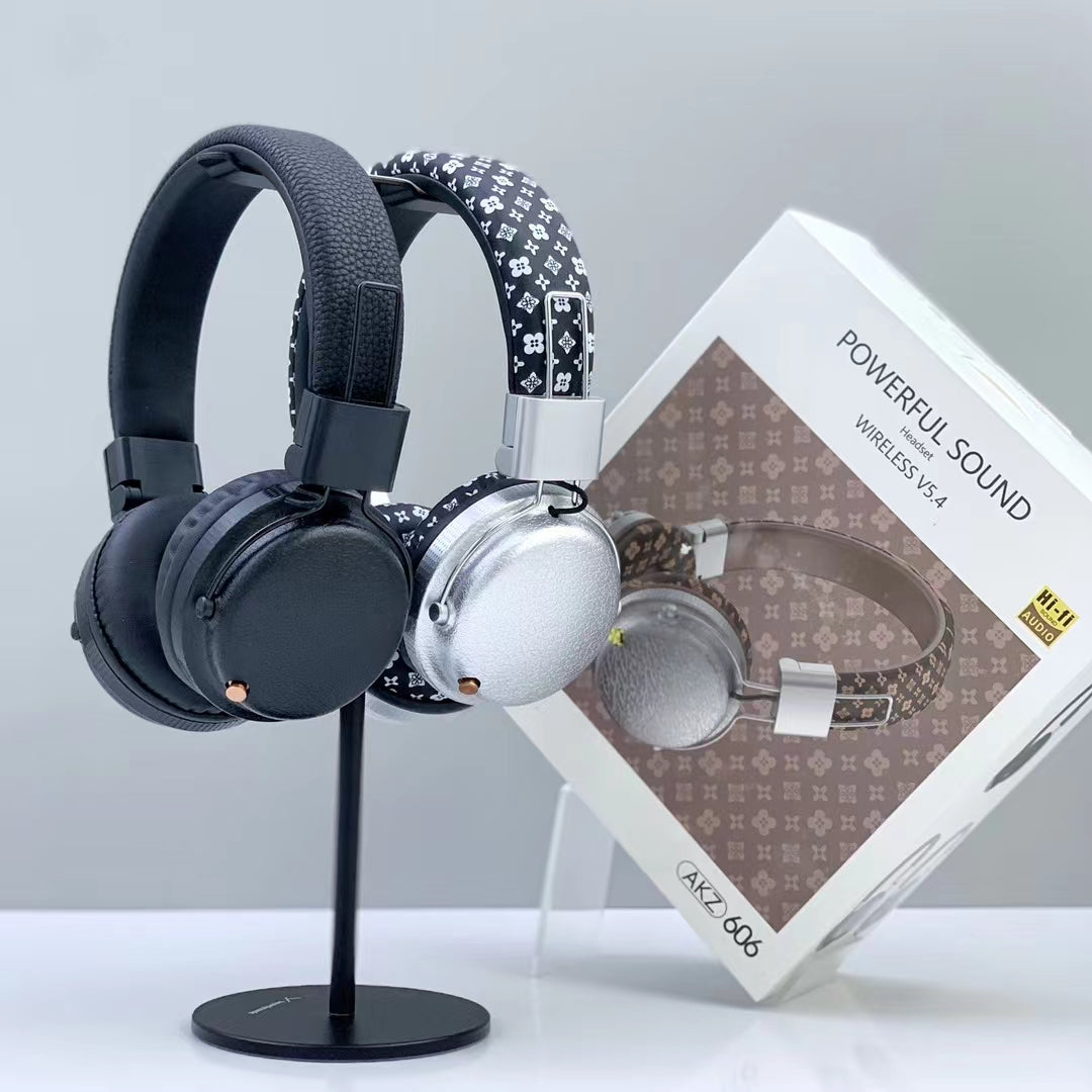 Headphone BT AKZ606 – Wireless Bluetooth Headphones with HD Sound & Comfortable Fit