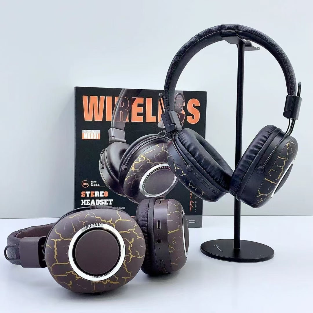 Headphone BT MAX31 – Wireless Bluetooth Headphones with HD Sound & Comfortable Fit
