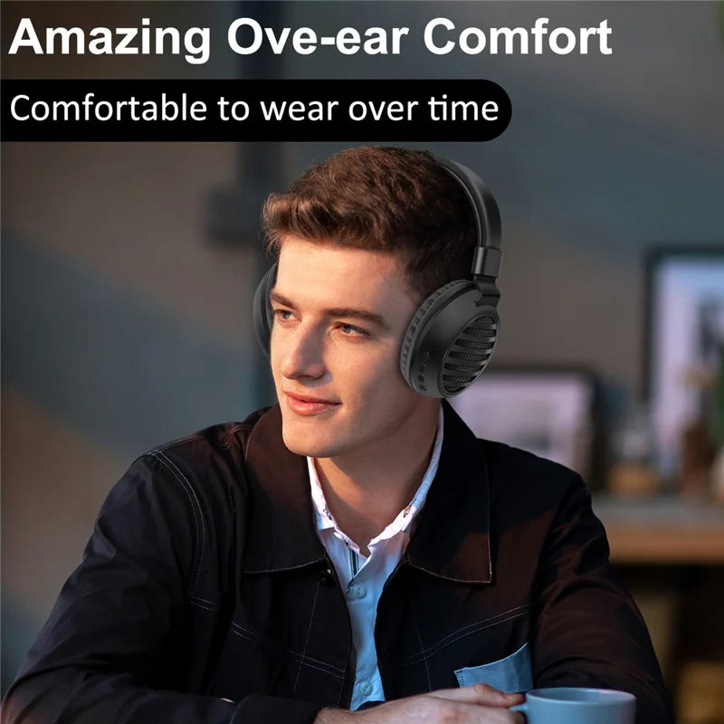 BT Headphone AKZ35 – Wireless Bluetooth Headphones with HD Sound & Premium Comfort