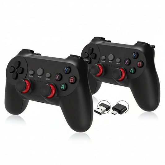 2.4G Wireless Controller CM019D – 3 Button Double Gamepad Set