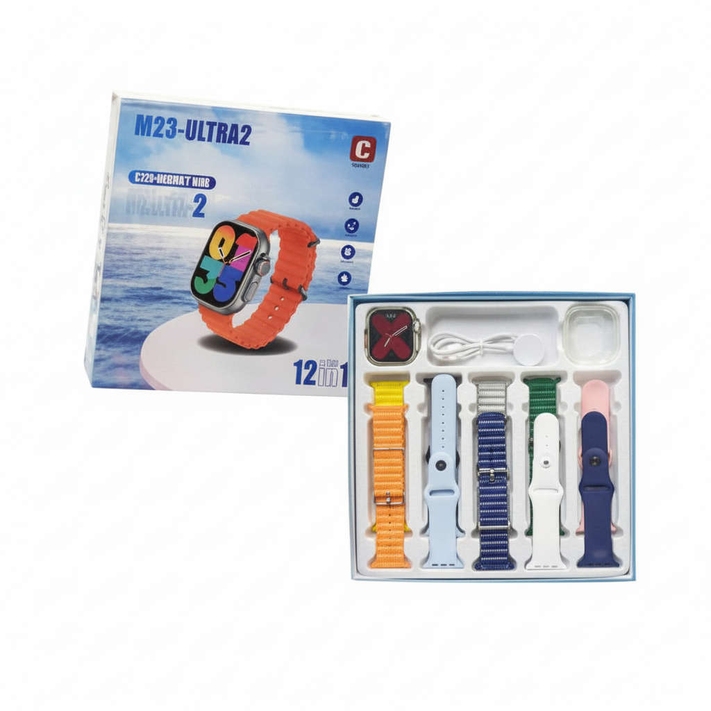 Smart Watch M23/M22 Ultra 2 – Bluetooth Calling Fitness Tracker with HD Display