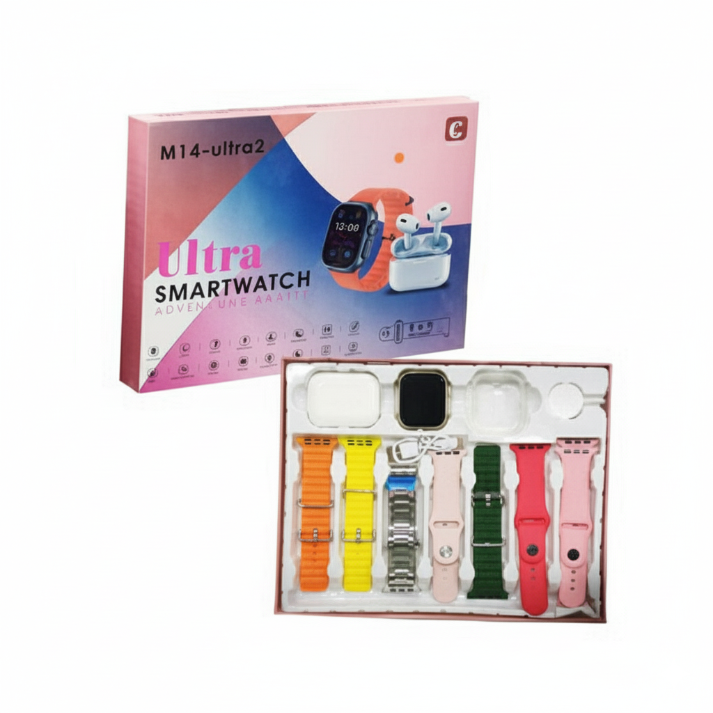 Smart Watch M14 Ultra 2 – Bluetooth Calling Fitness Tracker with HD Display