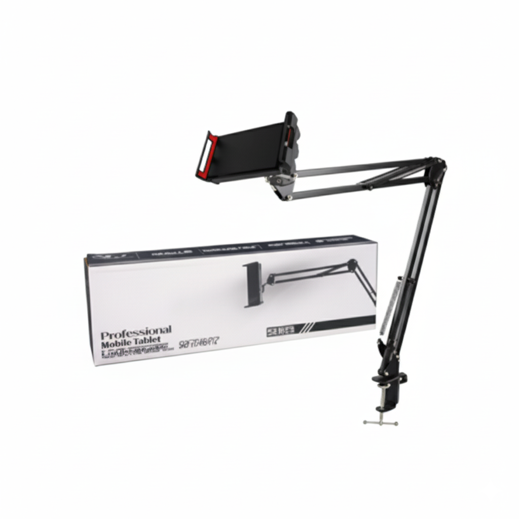 PROFESSIONAL MOBILE & TABLET UNIVERSAL STAND J08 – Adjustable & Durable