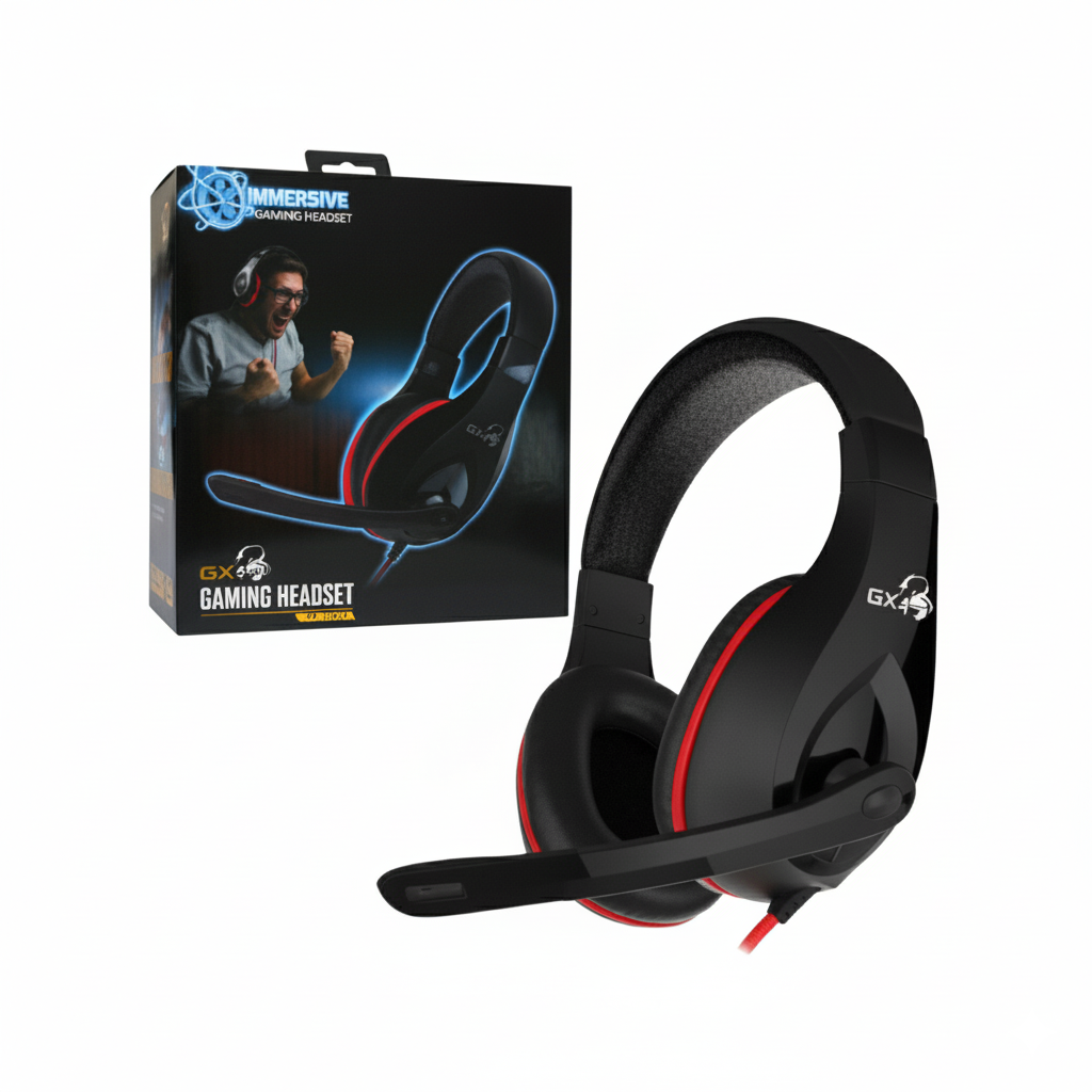 GAMING HEADSET WIRED HSG560 – High-Performance Stereo Sound with Noise-Cancelling Microphone