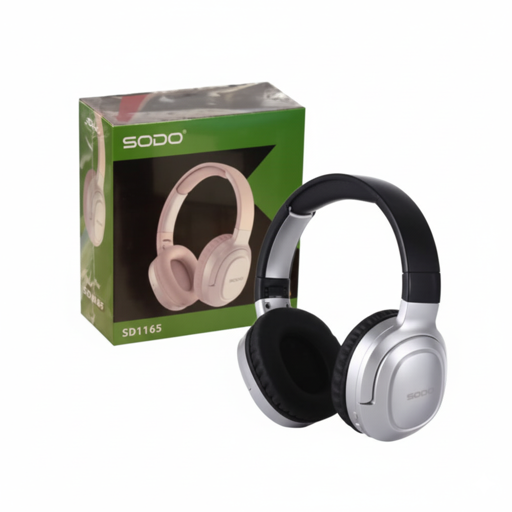 BT Headphone SODO SD1105 – Wireless Bluetooth Headphones with Deep Bass & Comfortable Fit