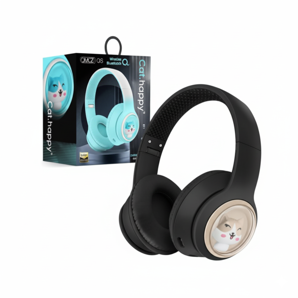 BT Headphone AKZ08 – Wireless Bluetooth Headphones with HD Sound & Long Battery