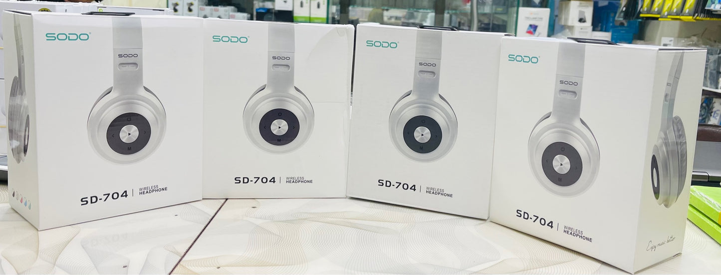 BT Headphone SD704 – Wireless Bluetooth Headphones with HD Sound & Stylish Design