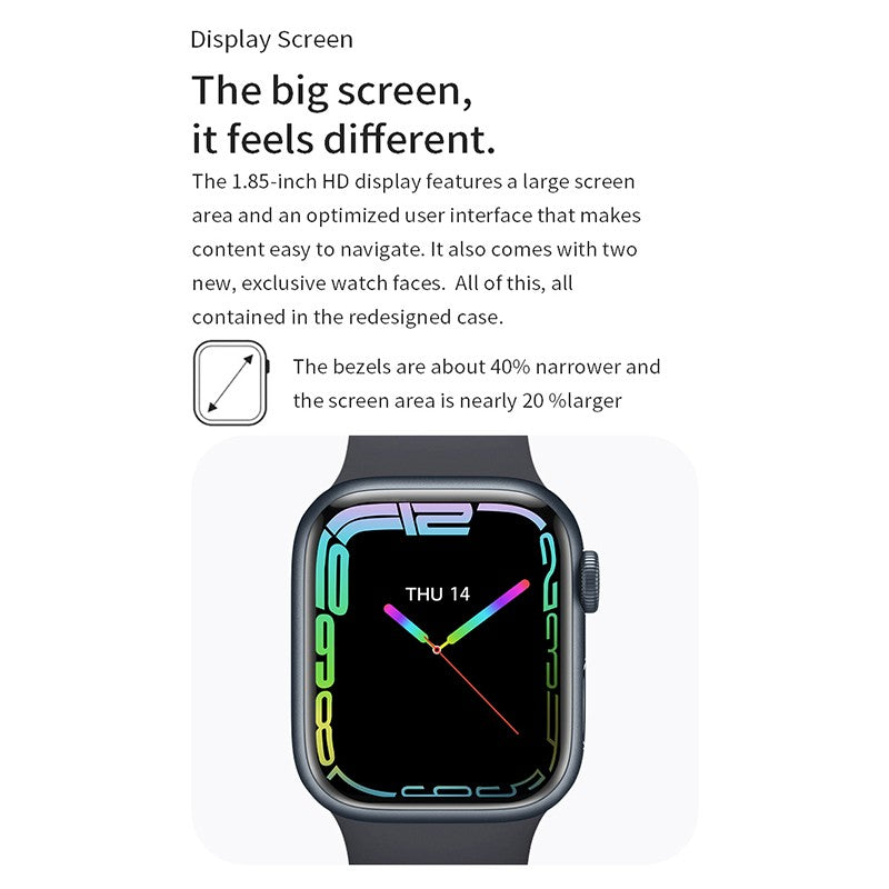 Smart Watch 8 Max – Bluetooth Calling Fitness Tracker with HD Display