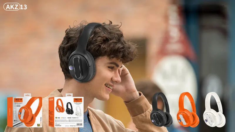 BT Headphone AKZ13A – Wireless Bluetooth Headphones with Premium Sound & Comfort